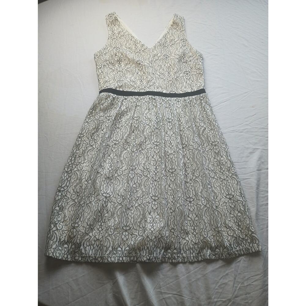 Maurices Women Dress Sleeveless Lace Black White NWT Size‎ 3/4 Graduation Party